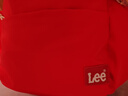 LEE書(shū)包女初中高中大學(xué)生雙肩包男生通勤百搭電腦包輕便旅行背包 學(xué)院紅【可放15寸電腦】 曬單實(shí)拍圖