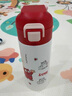 蘇泊爾（SUPOR）保溫杯大容量316L不銹鋼水杯兒童小學(xué)生一蓋雙飲便攜吸管杯彈蓋杯 曬單實(shí)拍圖