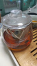 高茗玻璃泡茶壺加厚耐高溫企鵝壺家用帶過濾花茶壺茶水分離泡茶沏茶壺 曬單實(shí)拍圖
