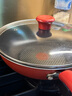 特福（Tefal）炒鍋家用不粘鍋平底炒鍋28cm炒鍋電磁爐燃?xì)庠钔ㄓ糜锈?曬單實(shí)拍圖