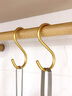 繁夏3個(gè)多功能S型掛鉤鋁合金絲巾掛鉤子廚房浴室多用s形勾金屬S鉤掛架 曬單實(shí)拍圖