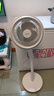 美的（Midea）空氣循環(huán)扇電風(fēng)扇落地扇安靜輕音家用臥室電扇節能小風(fēng)扇低噪循環(huán)輕羽扇 【整屋新風(fēng)·臺地兩用】（FGA24TS） 曬單實(shí)拍圖
