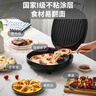 九陽（Joyoung）家用電餅鐺三明治機(jī)早餐機(jī) 36mm加深烤盤煎烤機(jī) 雙面加熱 大火力蒸汽烤肉餅鐺GK128 曬單實拍圖