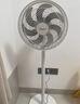 美的（Midea）電風扇 家用七葉立式落地扇宿舍臥室輕音節(jié)能搖頭桌面小風扇大風力空氣循環(huán)風扇 SAF30AC  曬單實拍圖