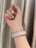 HKMW華為機（HUAWEl）適用2025新款智能手環(huán)女款初高中學(xué)生夜光多功能防水運動(dòng)電子手表男款 古董白配薄霧藍 -多功能+自定義壁紙+震動(dòng)鬧鐘 曬單實(shí)拍圖