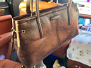 CHARLES&KEITH25秋季新品復(fù)古油蠟皮繩結(jié)單肩腋下包七夕禮物CK2-20782673 Distressed Coffee咖啡色 M 曬單實(shí)拍圖