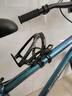 西騎者（WestBiking）自行車水壺架轉(zhuǎn)換座山地車免打孔水杯架固定架單車通用裝備 黑色+黑色水壺架 曬單實拍圖