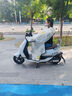 夢(mèng)多福 電動(dòng)車(chē)擋風(fēng)被秋冬季加厚加絨親子防風(fēng)被摩托車(chē)罩護膝防水擋風(fēng)衣 米色護肩護脖丨加厚超暖奧粒絨丨720°全包0透風(fēng) 曬單實(shí)拍圖