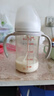自然離乳PPSU重力球吸管奶瓶 雙把手240mL6月+(附帶6月+12月奶嘴) 曬單實拍圖