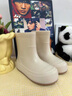 麓格立可愛(ài)雨鞋女款日系成人外穿雨靴時(shí)尚戶(hù)外雨天防水防滑耐磨軟底膠鞋 米白小熊 38 尺碼偏小，建議拍大一碼 曬單實(shí)拍圖