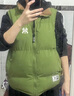GUOCILRN美式潮牌雙面穿馬甲男秋冬季休閑寬松情侶上衣服保暖防寒背心外套 805白色+送包包（NE01） XL （建議140-160斤） 曬單實(shí)拍圖