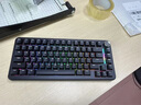 自由狼F75 機械三模鍵盤(pán)全鍵熱插拔筆記本臺式辦公打字全鍵無(wú)沖75配列電競游戲LOL三角洲牧馬人打瓦鍵盤(pán) 黑色-銀月軸 曬單實(shí)拍圖