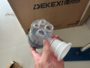 潛水艇廚房下水三通下水道三頭通接頭分水器洗菜盆水槽排水管防返臭神器 C.接水槽+前置過濾器 曬單實(shí)拍圖