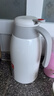 炊大皇 保溫壺 2.2L304不銹鋼內(nèi)膽熱水瓶家用保溫瓶暖水壺【優(yōu)雅白】 曬單實(shí)拍圖