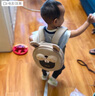 zoy zoii兒童牽引包幼兒園背包小班2到5歲寶寶小書(shū)包防走失出行輕便可愛(ài) 曬單實(shí)拍圖