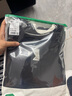 松山棉店二合一小薄荷女士帶杯睡裙夏純棉短袖圓領(lǐng)套頭寬松家居服黑色L 曬單實(shí)拍圖