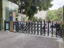 贏旺門電動(dòng)伸縮門不銹鋼電動(dòng)大門學(xué)校單位工廠鋁合金自動(dòng)收縮電動(dòng)門 伸縮門安裝方案 曬單實(shí)拍圖