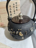 【品質(zhì)好壺】鐵壺日本進(jìn)口工藝電陶爐套裝電茶爐 原裝鑄鐵茶壺煮茶器燒水壺山本堂 喜上枝頭鐵壺陶爐套裝 曬單實(shí)拍圖