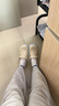 卡駱馳crocs洞洞鞋貝雅卡駱班輕便耐磨一腳蹬休閑鞋|205089 冬日白/彩色-1LI 40 (250mm) 曬單實(shí)拍圖