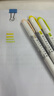斑馬牌（ZEBRA）熒光筆 WKT7雙頭柔和熒光筆 學(xué)生標記筆記手賬筆 金桂浮雪 3色套裝 曬單實(shí)拍圖