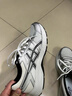 亞瑟士ASICS網(wǎng)面跑鞋百搭男鞋緩震運動(dòng)鞋透氣跑步鞋 GEL-CONTEND 4 白色/銀色 42 曬單實(shí)拍圖