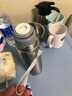 OSPIRO德國品質(zhì)智能顯溫保溫杯男女士水杯大容量316不銹鋼茶杯茶水分離 [英倫黑450ml]智能顯溫 曬單實(shí)拍圖