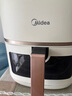 美的（Midea）空氣炸鍋AI烹飪不用翻面 家用全自動智能觸控 透明可視實用大容量 金屬腔體無異味5.3L MF-KZC5388 曬單實拍圖