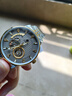 利比時(shí)瑞士認證高檔名牌正品男士全自動(dòng)機械鏤空休閑商務(wù)夜光防水手表 灰色 【手鏈+皮帶】 曬單實(shí)拍圖