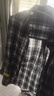 Foss Phil格子長(cháng)袖襯衫男秋冬季港風(fēng)潮牌青少年襯衣外套C2158藏青格2XL 曬單實(shí)拍圖