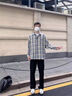 Foss Phil黑色牛仔褲男裝2025春秋季新款潮牌美式高街修身直筒休閑長(zhǎng)褲子男 GYNZ-652黑色 XL 【建議130-145斤】 曬單實(shí)拍圖