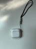 品勝 適用AirPods4保護套 Apple耳機四代保護套通用降噪版2024款無線藍(lán)牙耳機透明軟殼防摔防刮 含掛繩 曬單實拍圖