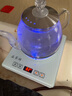 益茶福全自動(dòng)上水電熱水壺茶臺(tái)燒水壺飲水燒水一體機(jī)玻璃底部上水單壺茶幾煮茶壺保溫泡茶壺開水壺煲水壺 1L 藍(lán)光玻璃壺ZC-S516套裝 曬單實(shí)拍圖