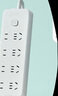 飛利浦（PHILIPS）(PHILIPS)新國(guó)標(biāo)安全插座 8位組合孔2.8米  兒童保護(hù)門 插線板/插排/排插/接線板/拖線板2185WB 曬單實(shí)拍圖
