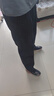 7家優(yōu)品 休閑褲男士夏季款美式機能沖鋒褲子開叉寬松修身直筒長褲男 101WP-K108黑色 XL 曬單實拍圖