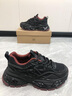 海瀾之家男鞋2025秋冬季新品潮流厚底增高老爹鞋男士透氣網(wǎng)面休閑運動(dòng)鞋子 黑紅色 （雙網(wǎng)透氣款） 41 曬單實(shí)拍圖