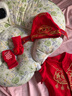 DUTRIEUX周歲禮服男寶寶女抓周衣服嬰兒夏季滿月百天生日宴連體衣唐裝 短袖套裝【狀元帽+福襪】 80 【18-20斤】周歲穿 曬單實拍圖