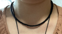 無(wú)用之用鮮活春色天然黑瑪瑙圓珠項鏈原創(chuàng  )設計輕奢氣質(zhì)鎖骨鏈珠寶禮物禮盒 【項鏈】S級4mm黑瑪瑙圓珠項鏈 曬單實(shí)拍圖