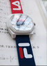 斐樂(lè )（FILA）手表女中性老爹風(fēng)格潮流撞色運動(dòng)防水石英腕表學(xué)生手表 6105-002 曬單實(shí)拍圖