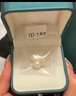 大溪地18K金淡水珍珠耳釘 9-10mm強光白色珍珠耳飾送女友教師節(jié)禮物 曬單實拍圖