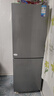 美的（Midea）186升兩門(mén)二門(mén)雙開(kāi)門(mén)雙系統節能低音風(fēng)冷無(wú)霜迷你超薄小型家用租房電冰箱 BCD-186WMA榭湖銀 曬單實(shí)拍圖