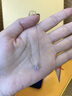 法蔻 FARCOKO項鏈女銀閃鉆簡(jiǎn)約氣質(zhì)鎖骨鏈輕奢七夕情人節禮物送女友 銀5mm單鉆項鏈 曬單實(shí)拍圖