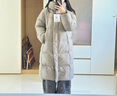 坦博爾羽絨服女中長款時尚休閑百搭保暖加厚連帽面包服530780D松木棕160 曬單實拍圖