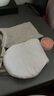 無(wú)印良品（MUJI）便攜式?jīng)龈须p面眼罩 遮光 附收納袋 居家旅行睡眠 米色 長(cháng)23cm*寬9.5cm 曬單實(shí)拍圖