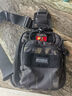 MAXGEAR馬蓋先印魚胸包 男戶外運(yùn)動騎行單肩背包軍迷彩多功能戰(zhàn)術(shù)斜背包 黑色魔蝎迷彩MC-BLACK 曬單實(shí)拍圖