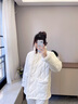 貓人女士睡衣女冬三層夾棉加厚加絨新中式國風(fēng)棉服可外穿棉襖家居服 曬單實(shí)拍圖
