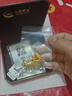 中國(guó)黃金（CHINA GOLD）黃金項(xiàng)鏈女士足金錦鯉純金吊墜七夕情人節(jié)禮物送女友老婆 吊墜約0.5g+銀鏈+甄選禮盒 曬單實(shí)拍圖