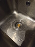 德斐赫【德國】廚房水槽304不銹鋼彈跳芯下水器洗菜盆防堵漏水塞 全不銹鋼加大濾網(wǎng)【金銀1個(gè)裝】 曬單實(shí)拍圖