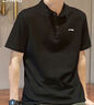 李寧翻領(lǐng)polo衫男士短袖衣服春夏新款夏季純棉休閑透氣半袖t恤男T 曬單實(shí)拍圖