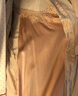 金三塔睡衣女真絲睡裙桑蠶絲蕾絲性感V領(lǐng)夏季吊帶裙 桃盈粉 L 曬單實(shí)拍圖