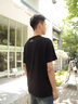 C'N'C七夕禮物【奢侈品衣服】CNC新款潮玩印花半高領(lǐng)短袖T恤男休閑上衣 黑色 52 /L/(180/96A) 曬單實拍圖